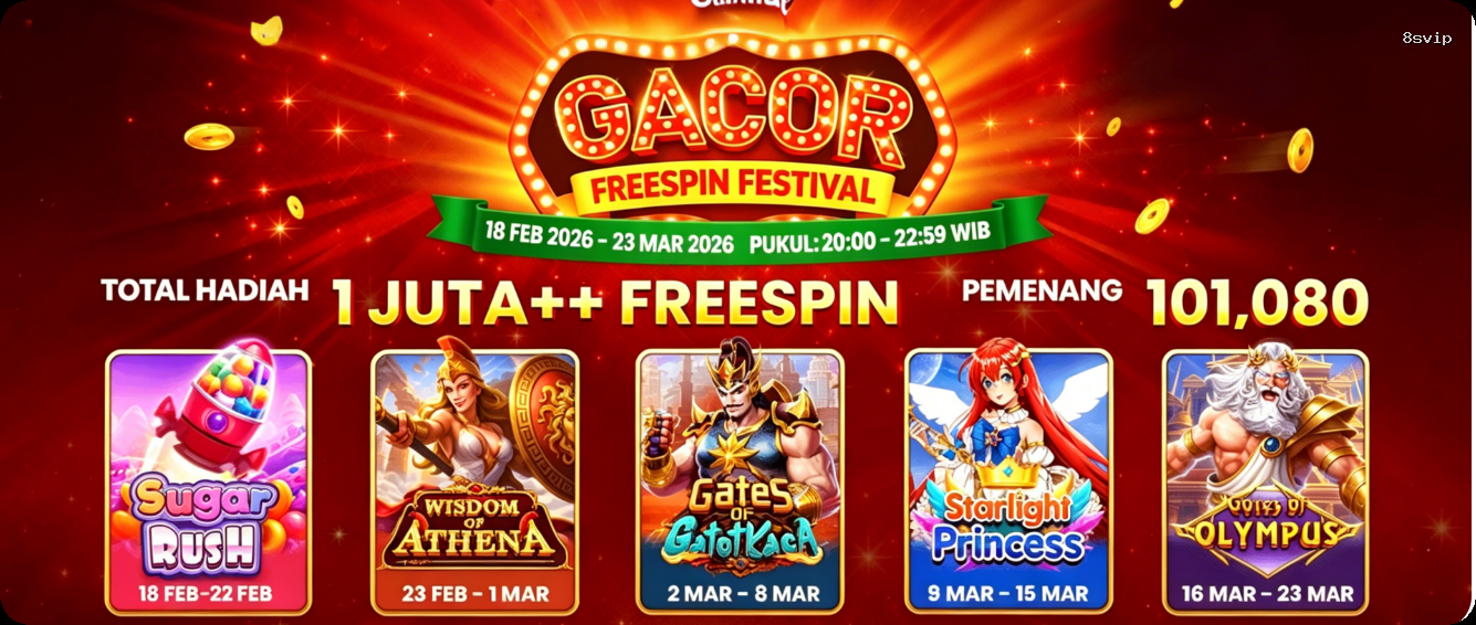 Login 8svip Sekarang Bonus Melimpah